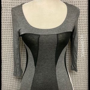 Funky Story Grey Black Dress